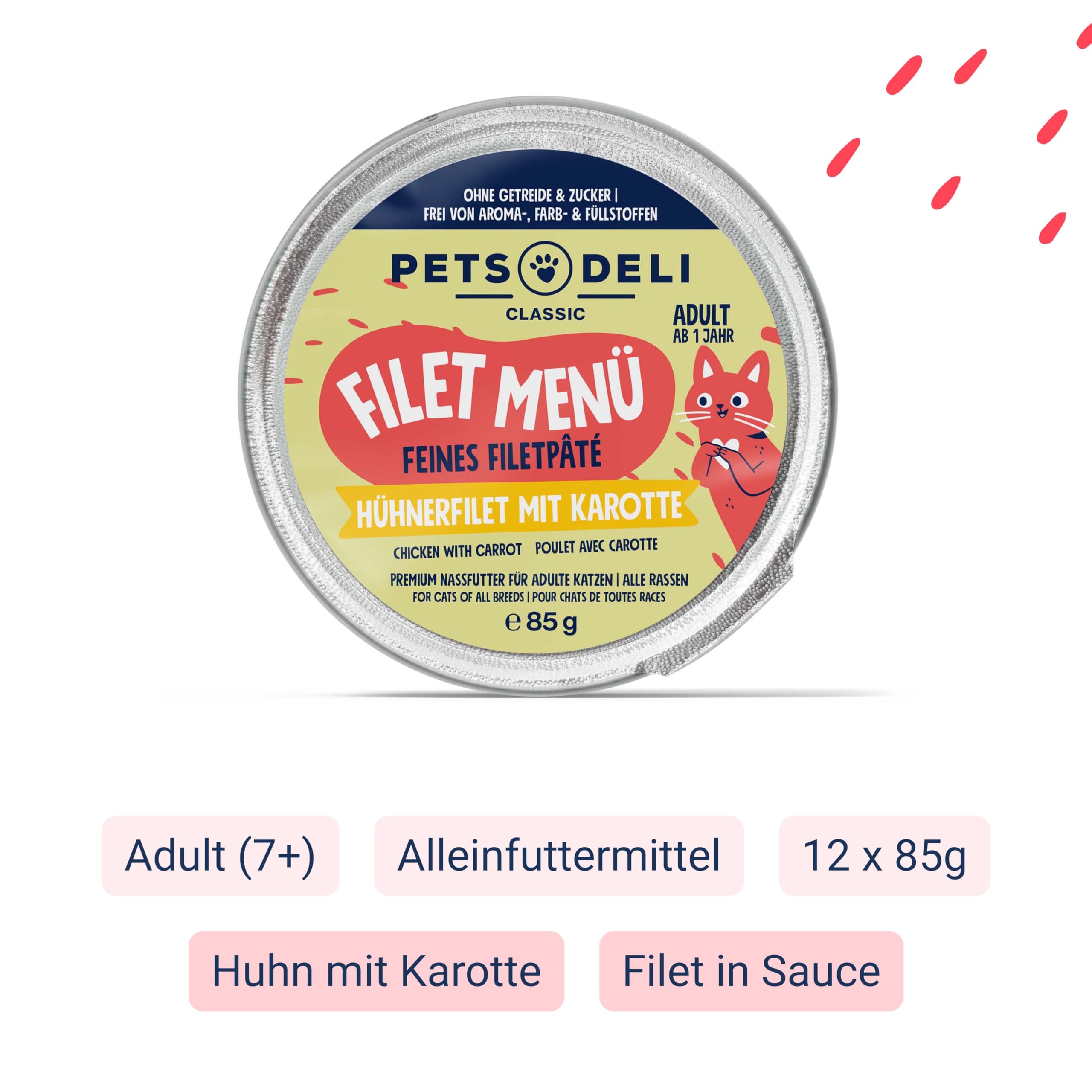 pets-deli-filet-men-nassfutter-f-r-katzen-mit-huhn-12-x-85-g image 2