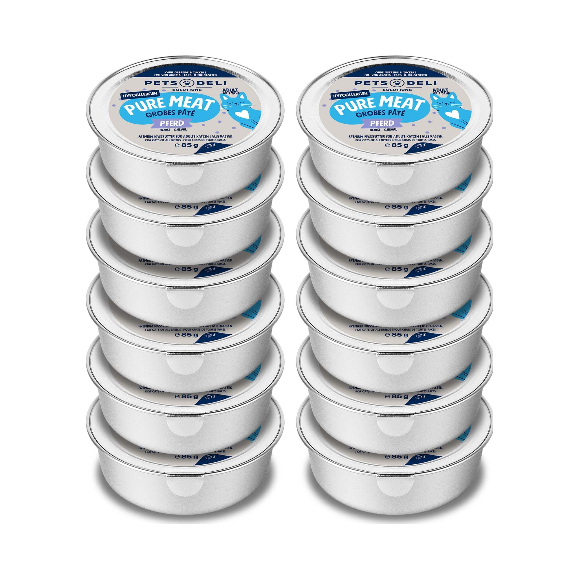 pets-deli-hypocare-nassfutter-f-r-katzen-mit-pferd-12-x-85-g image 1