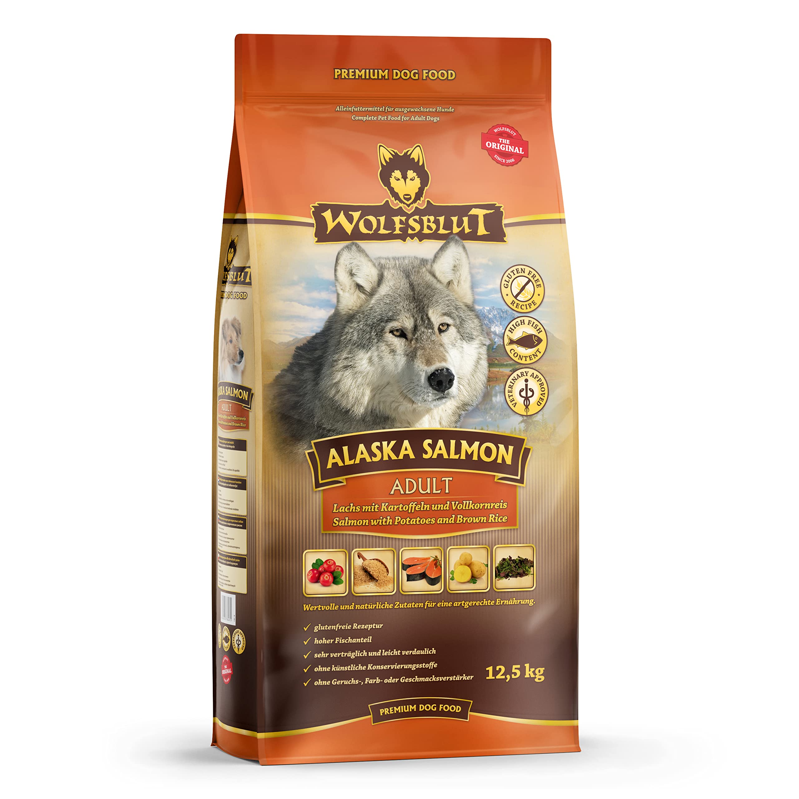 wolfsblut-alaska-salmon-adult-hundefutter-trocken-getreidefrei-mit-lachs-12-5-kg image 1
