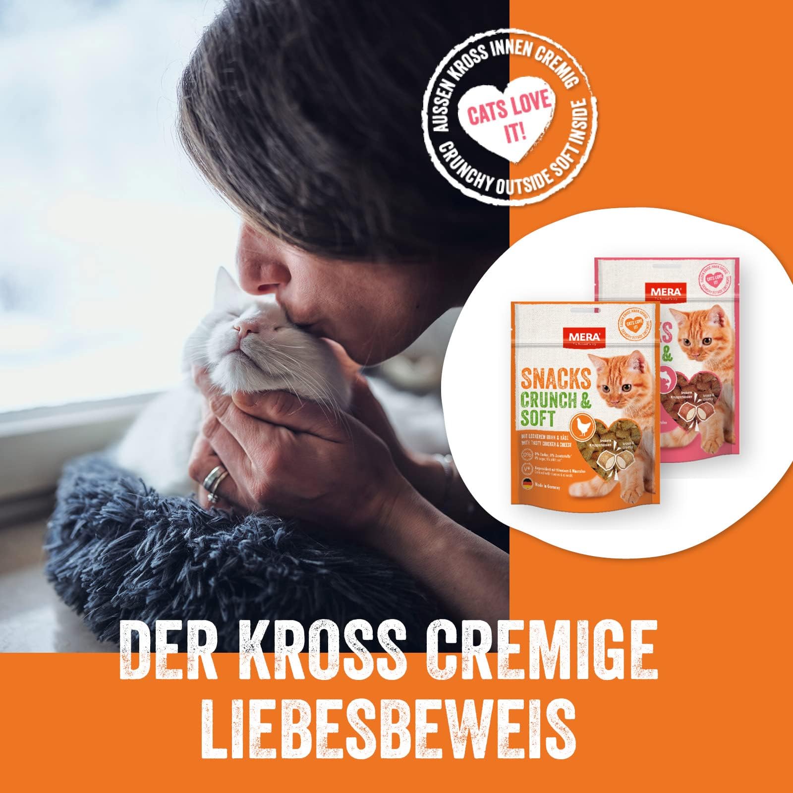 mera-crunch-soft-huhn-k-se-200-g-katzenleckerlis-knusprig-au-en-cream-innendurch image 2