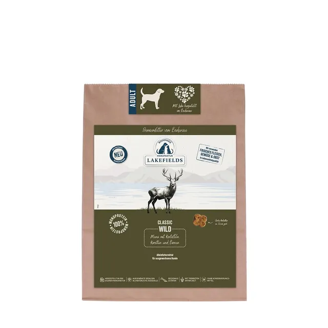 lakefields-classic-trockenfutter-wild-60-getreidefrei-4x1kg image 1