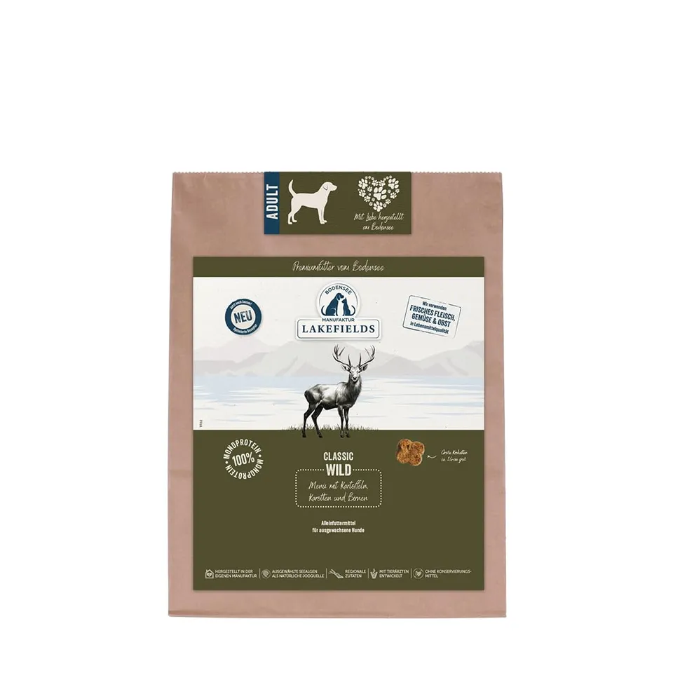 lakefields-classic-trockenfutter-wild-60-getreidefrei-4x1kg image 1