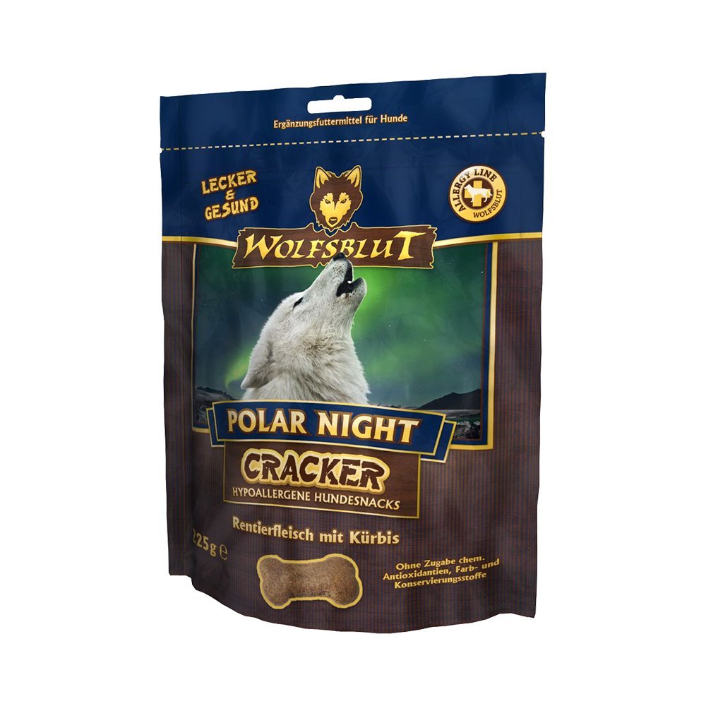 wolfsblut-polar-night-cracker-rentier-hundesnack-225g-getreidefrei image 1