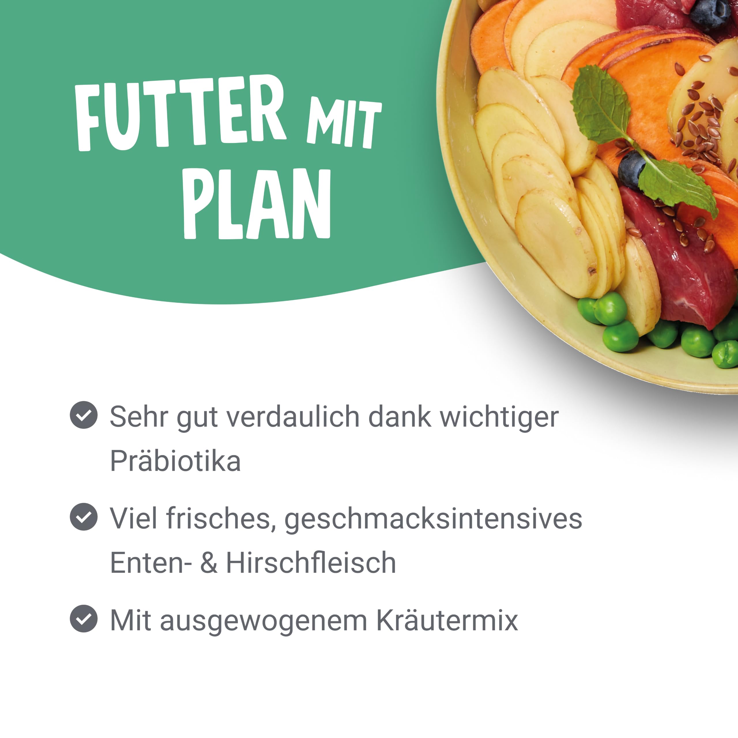 pets-deli-classic-trockenfutter-f-r-hunde-hirsch-und-ente-getreidefrei-2-kg image 3