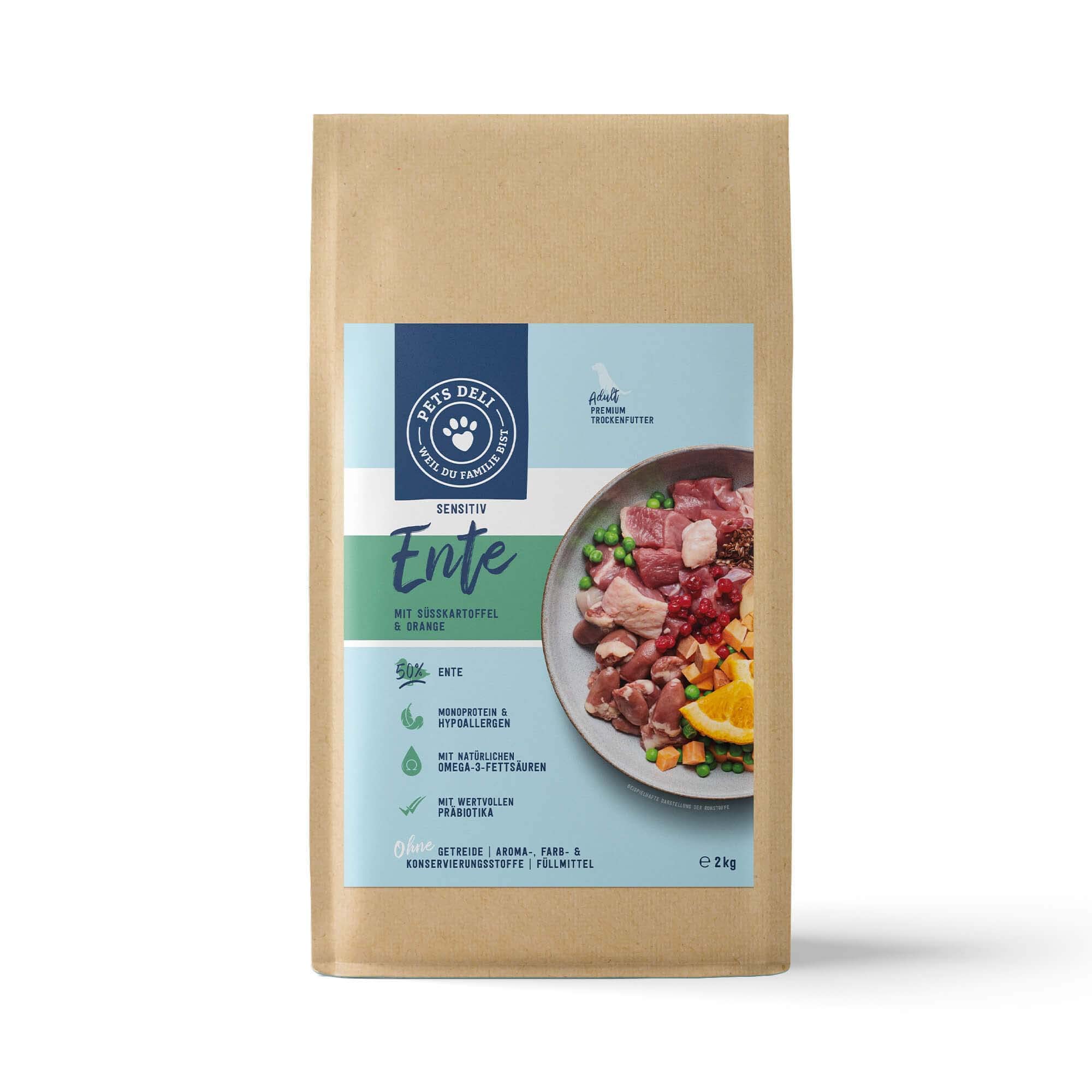 pets-deli-sensitiv-trockenfutter-f-r-hunde-ente-mit-s-kartoffel-2-kg image 1