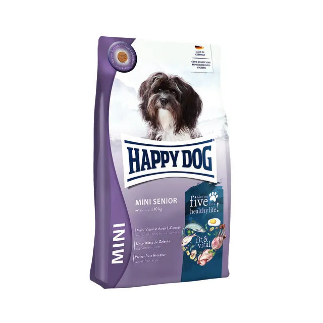 happy-dog-fit-vital-mini-senior-trockenfutter-hund-kleine-senioren-weizenfrei-80 image 1