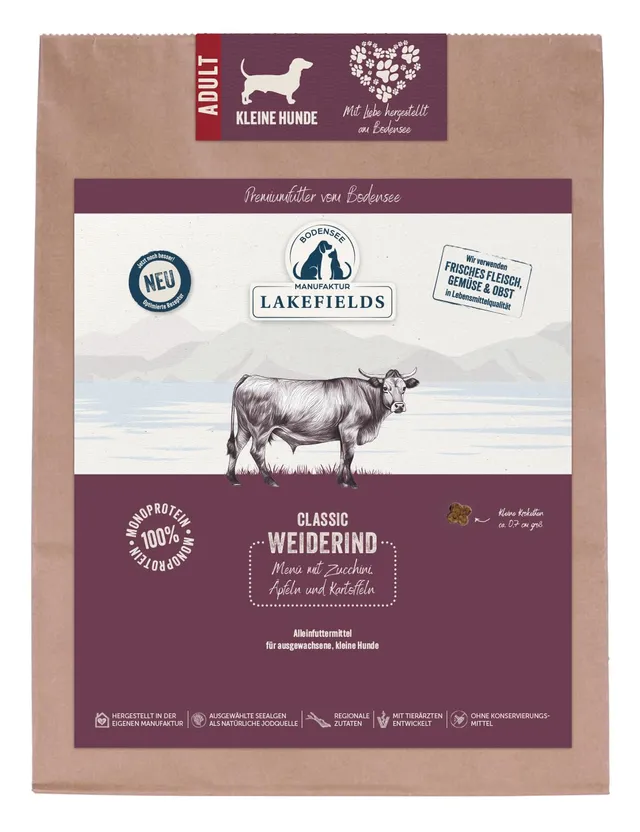 lakefields-classic-trockenfutter-rind-60-1kg-getreidefrei-kleine-hunde image 1
