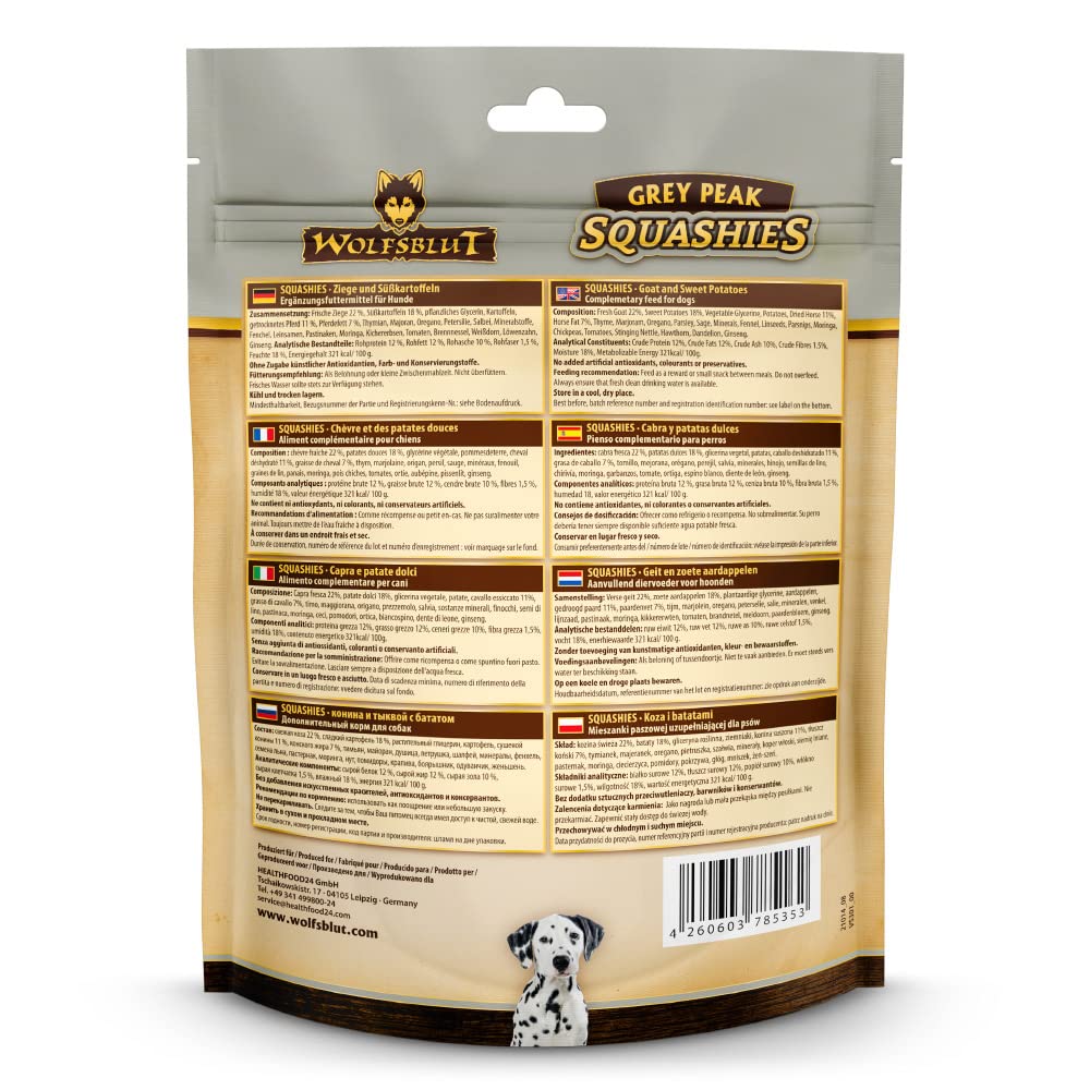 wolfsblut-grey-peak-squashies-adult-hundesnack-ziege-soft-getreidefrei-6-x-300-g image 2