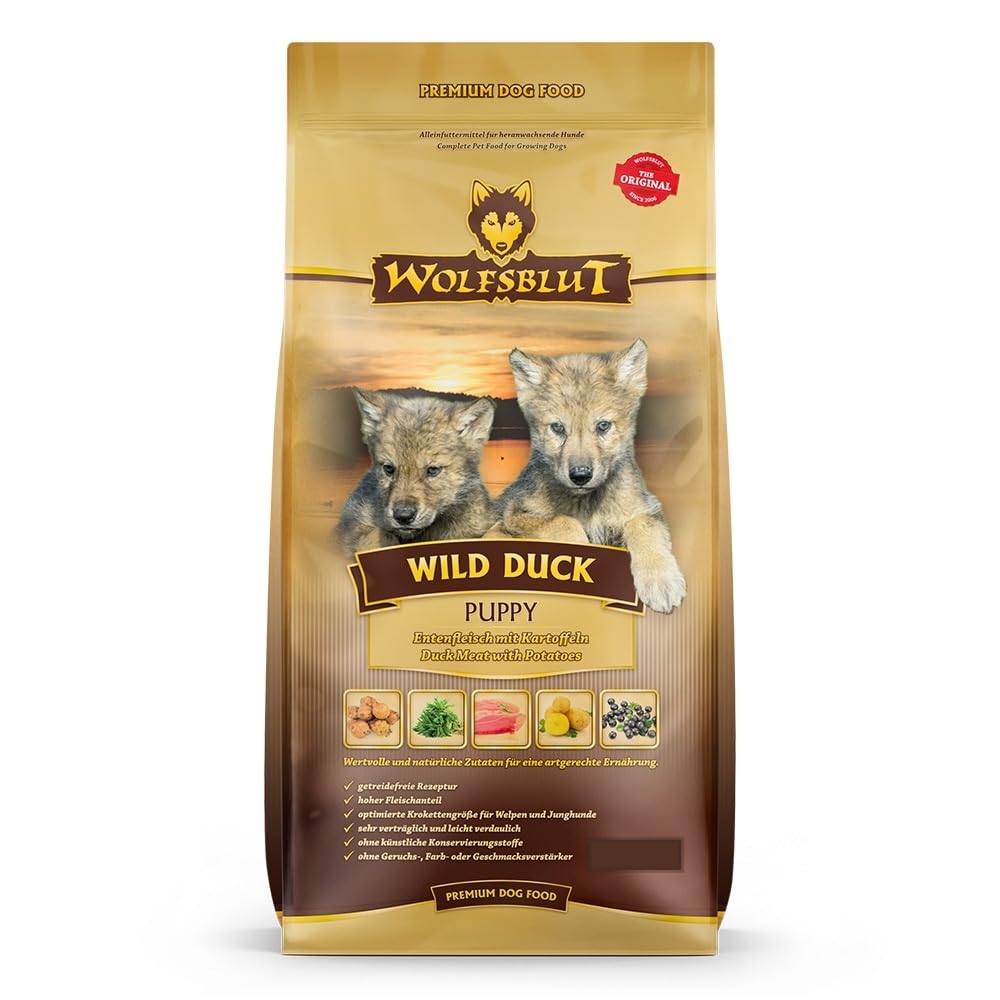 wolfsblut-wild-duck-puppy-trockenfutter-mit-ente-und-kartoffel-2-kg image 5