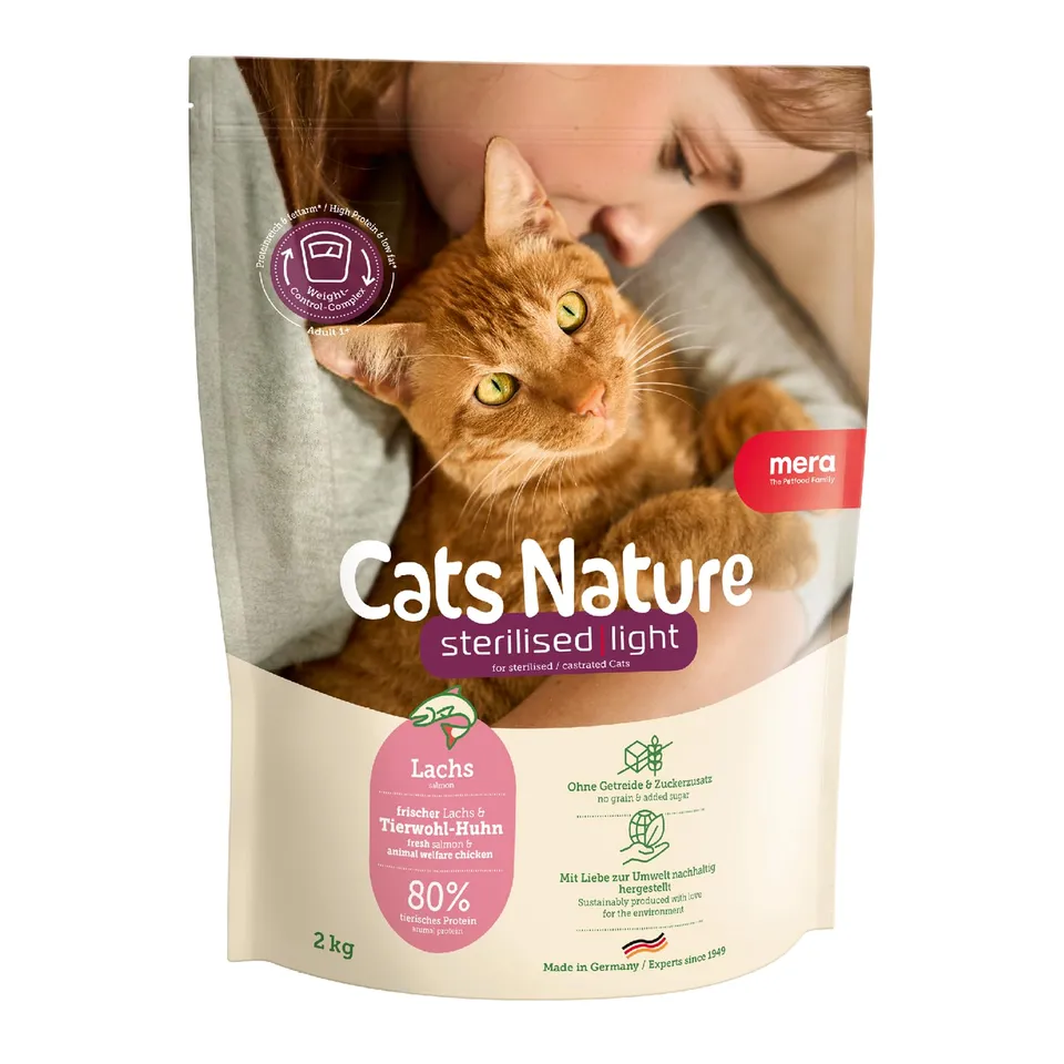 mera-cats-nature-sterilised-light-lachs-400g-getreidefreies-di-t-trockenfutter-f image 1