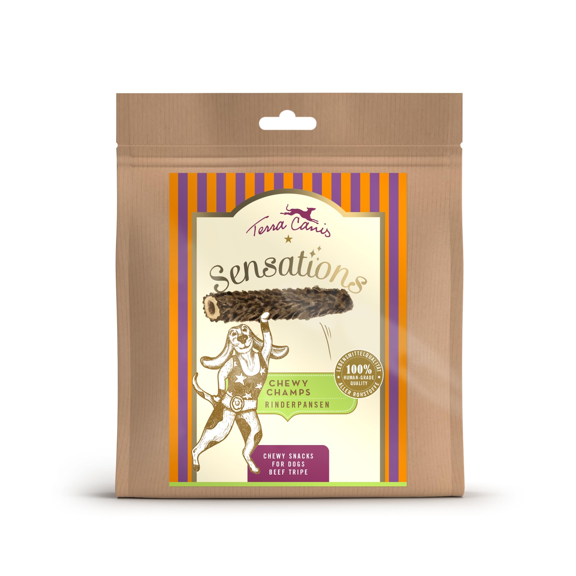 terra-canis-chewy-champs-rinderpansen-kauartikel-150g image 1