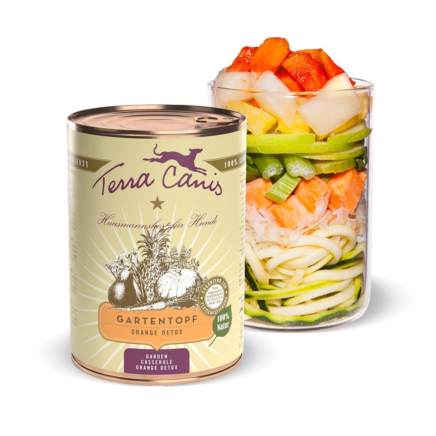 terra-canis-orange-detox-gartentopf-nahrungserg-nzung-f-r-hunde-400g image 1