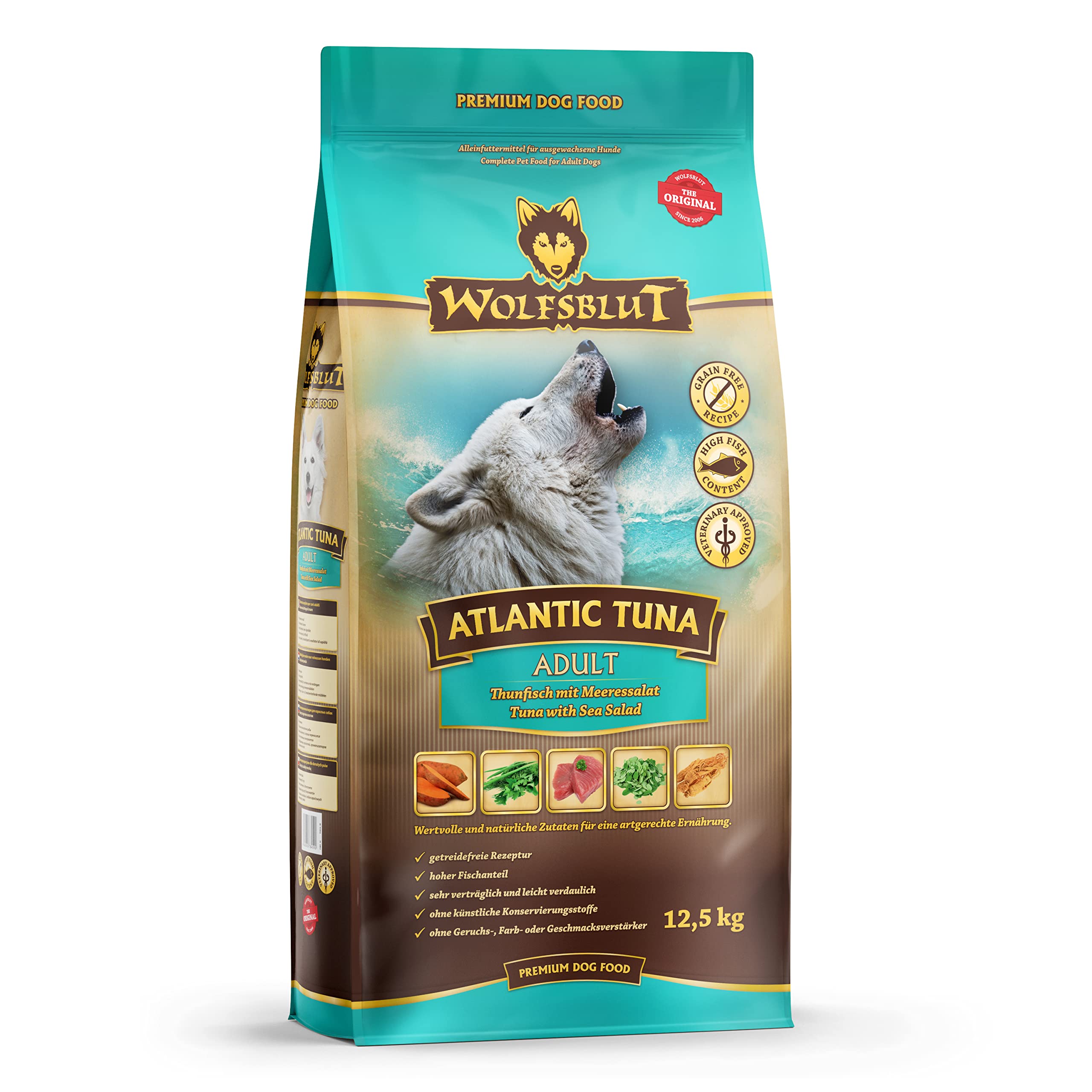 wolfsblut-wild-pacific-atlantic-tuna-trockenfutter-fisch-getreidefrei-12-5-kg image 1