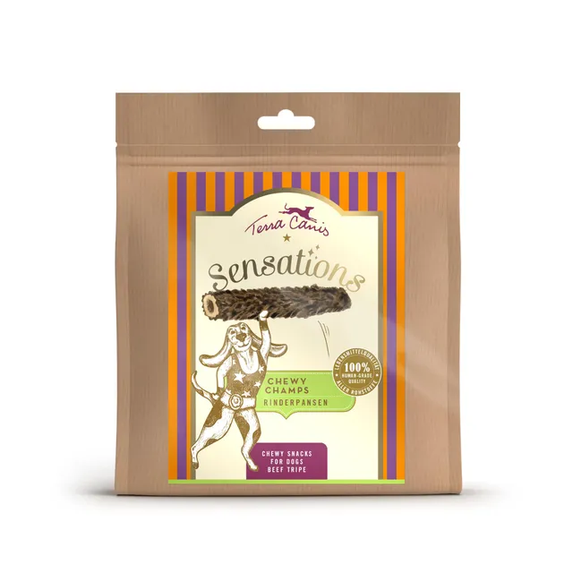 terra-canis-chewy-champs-rinderpansen-kauartikel-150g image 1