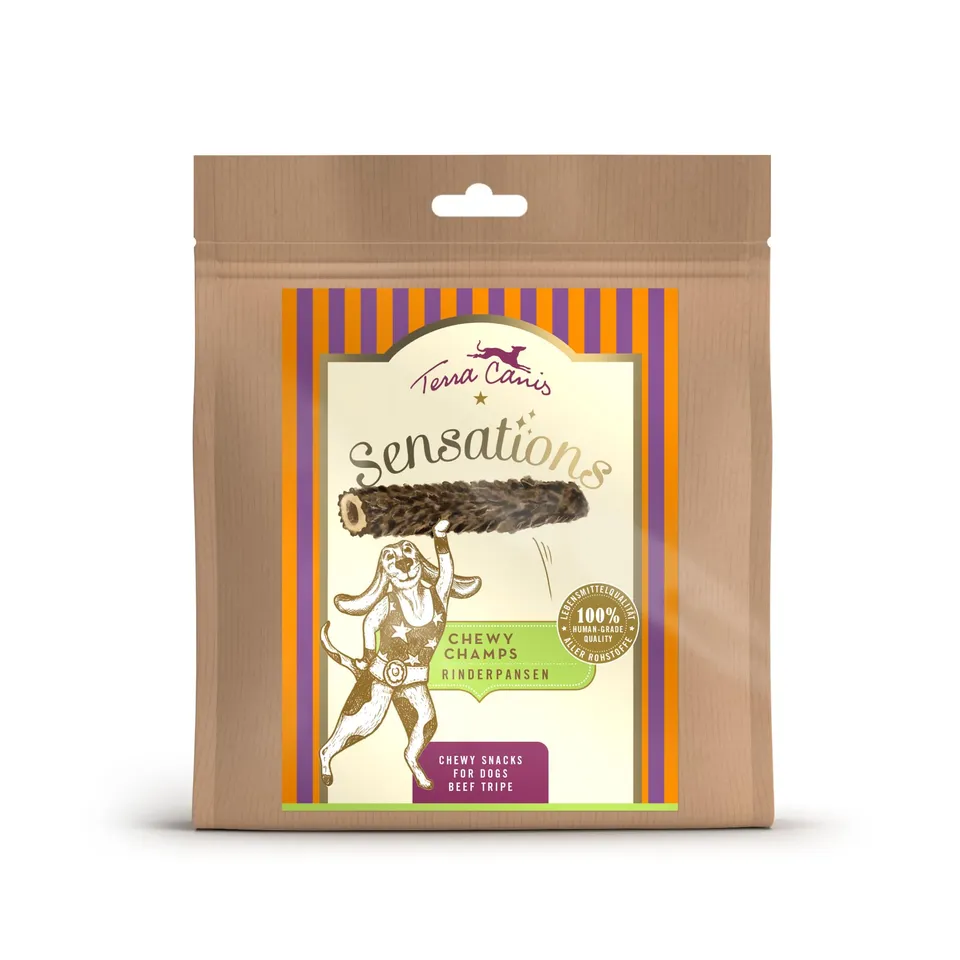 terra-canis-chewy-champs-rinderpansen-kauartikel-150g image 1